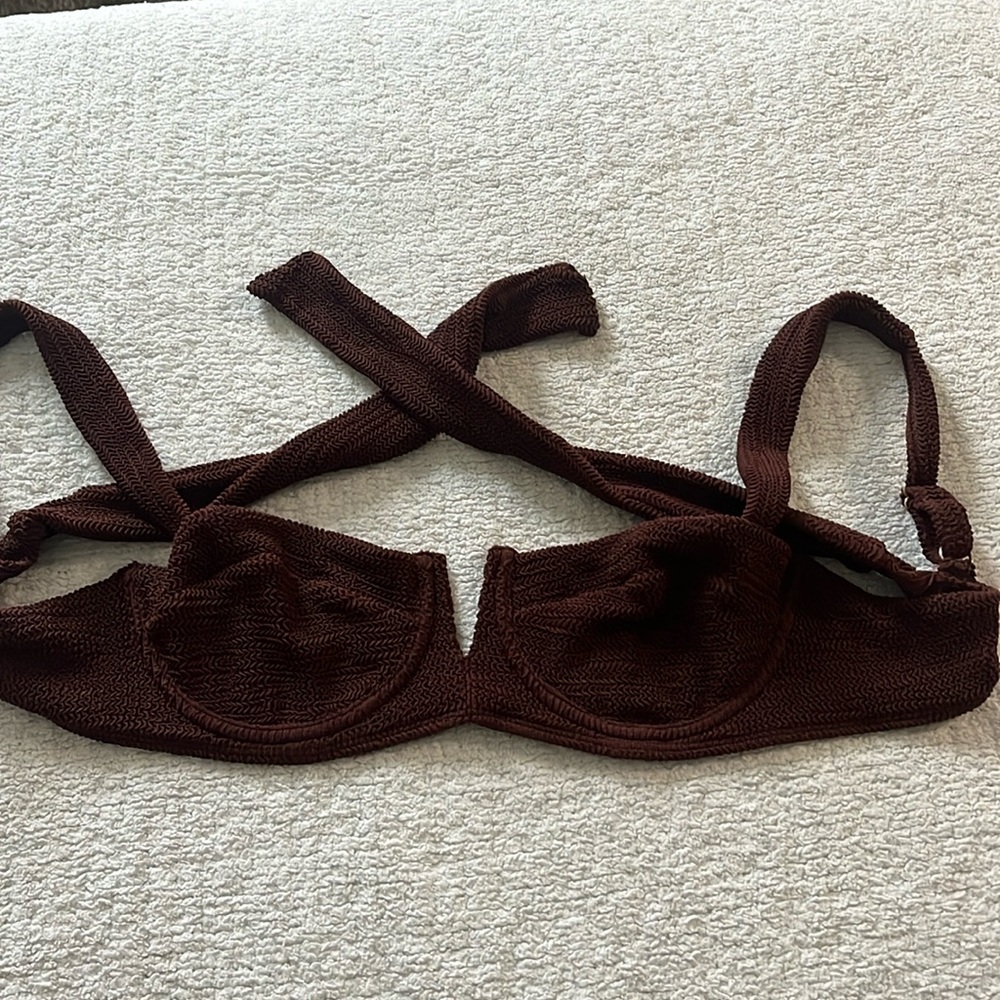Monday Swimwear Brown Bikini Top